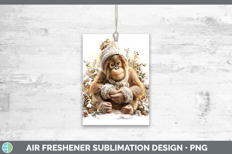 GorgeousPrimate Winter Knit Hat Air Freshener design.