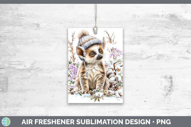 GorgeousPrimate Winter Knit Hat Air Freshener design.