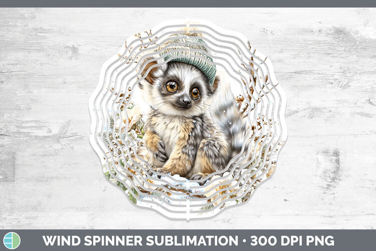 GorgeousPrimate Winter Knit Hat Wind Spinner design.