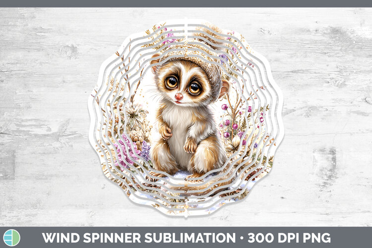 GorgeousPrimate Winter Knit Hat Wind Spinner design.