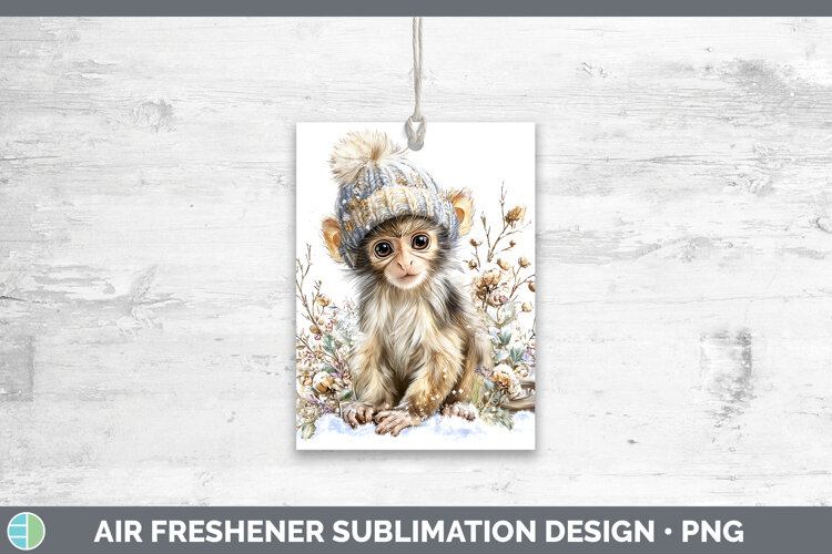 GorgeousPrimate Winter Knit Hat Air Freshener design.