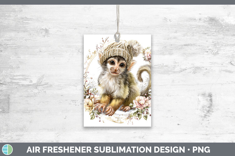 GorgeousPrimate Winter Knit Hat Air Freshener design.
