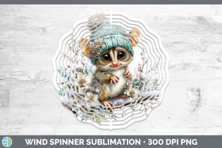 GorgeousPrimate Winter Knit Hat Wind Spinner design.