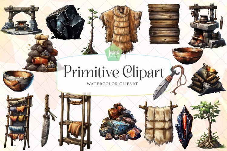 Primitive Clipart Sublimation example image 1
