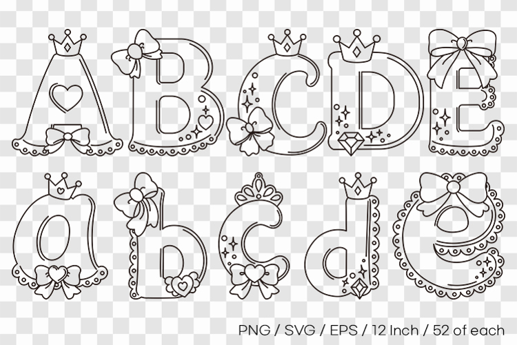 Cute Monogram Svg