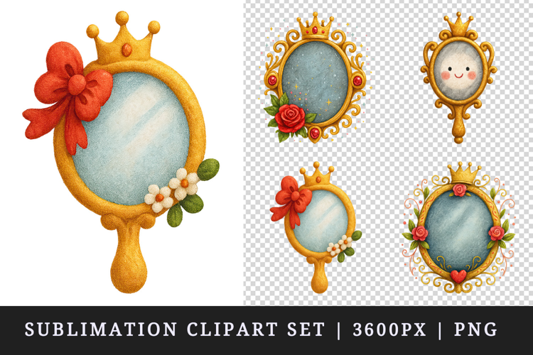 Princess clipart printable sublimation design png