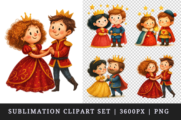 Princess clipart printable sublimation design png