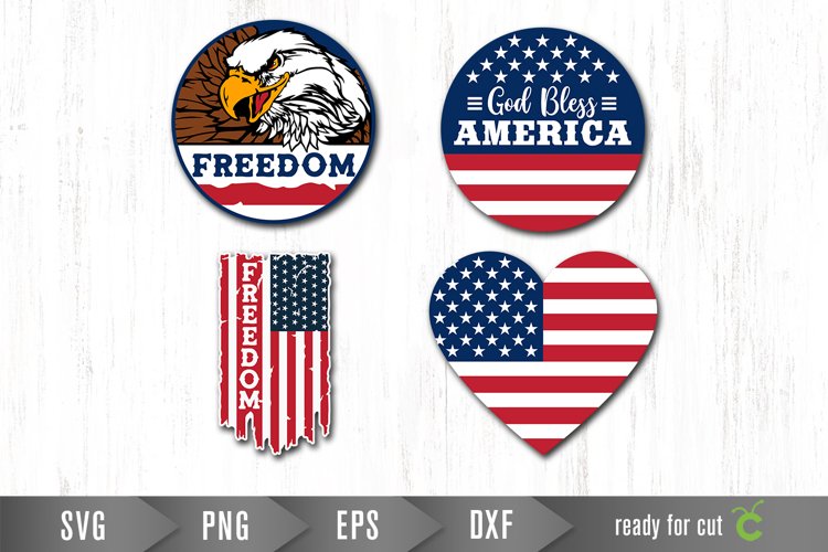 Patriotic Eagle Svg Image 5