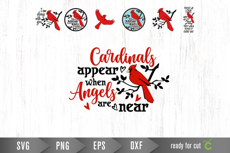 Cardinals Appear When Angels Are Near svg