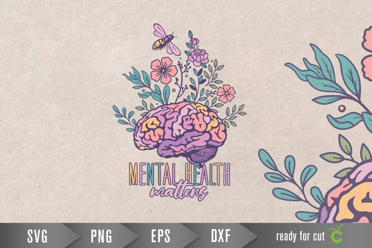 Flower Skull Svg Image 3