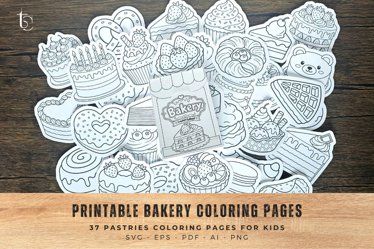 Dessert Coloring Pages Image 2