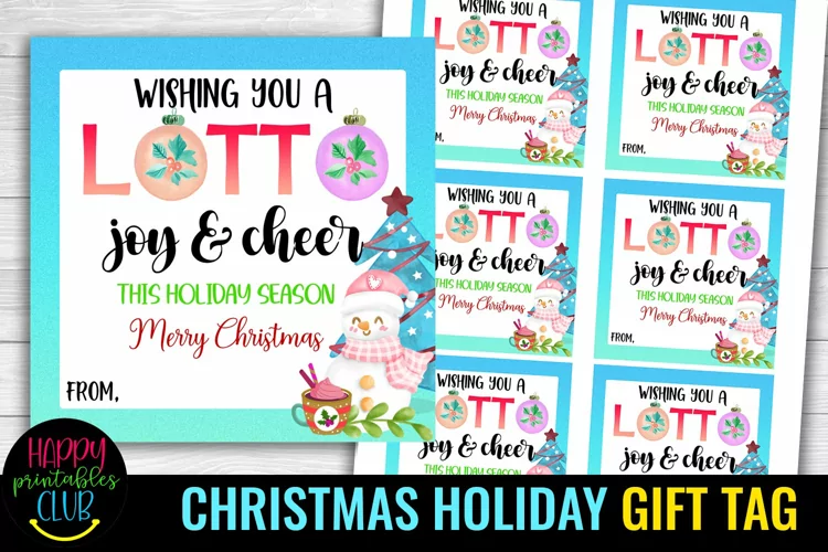 Christmas Gift Tags Printable I Holiday Gift Tags Labels