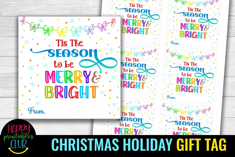 Christmas Gift Tags Printable I Holiday Gift Tags Labels
