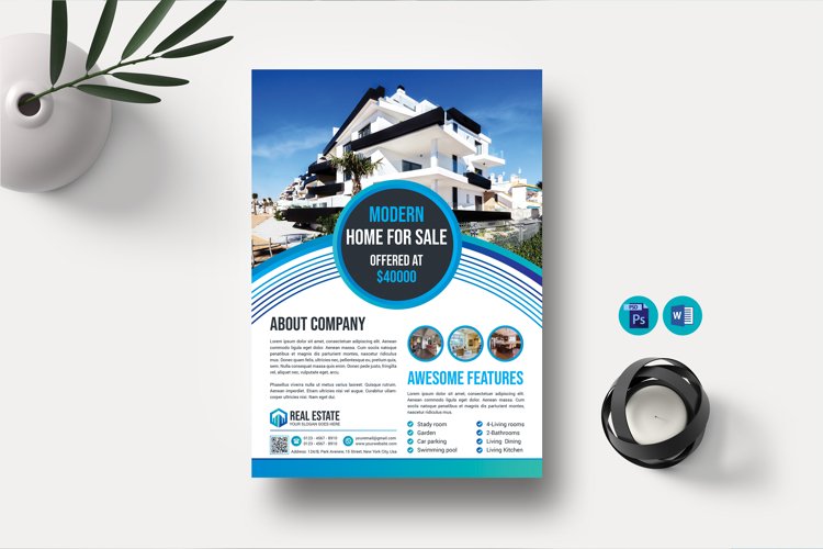 Printable Real Estate Flyer example image 1
