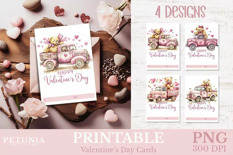 Cute Bear Valentines Day Cards | Printable Valentine Cards
