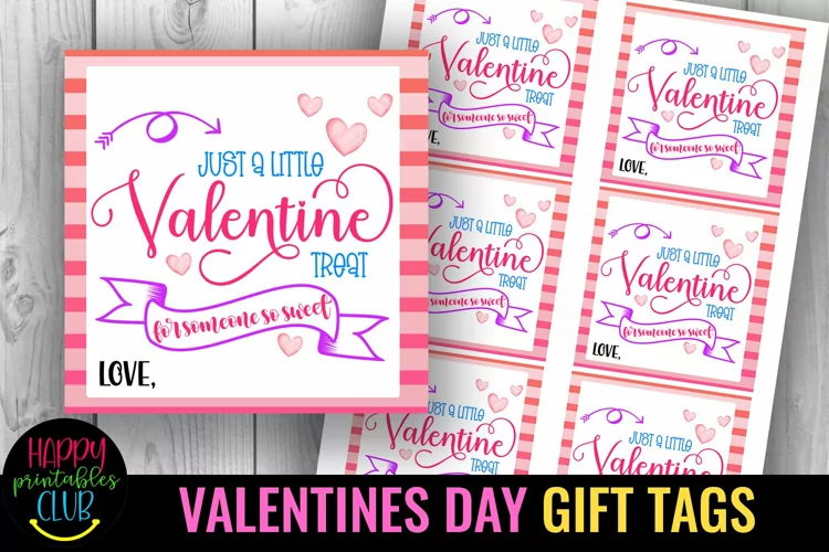 Valentines Day Gift Tags I Printable Valentine Party Labels