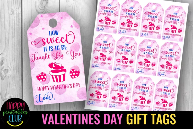 Valentines Day Gift Tags I School Valentine Party Tags