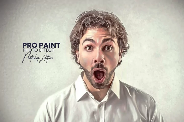 Pro Paint Photoshop Action
