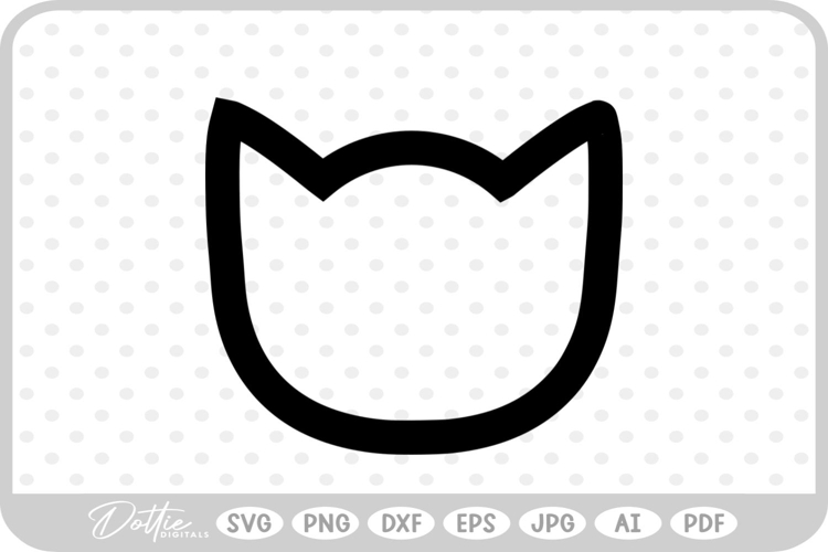 Cat Outline Svg Image 14