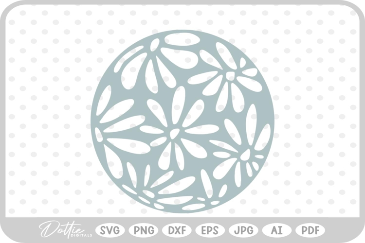 Boho Flower SVGs Image 16