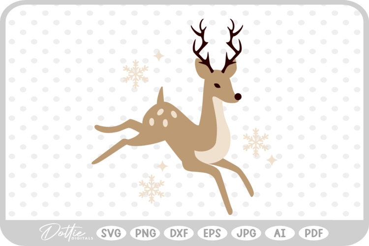 Reindeer Christmas Svg Image 15