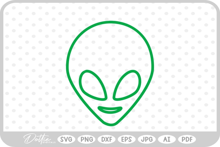 Alien SVG PNG DXF