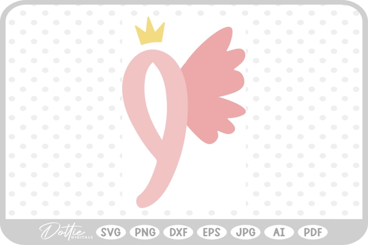 Fairy Princess Birthday Nine SVG PNG DXF