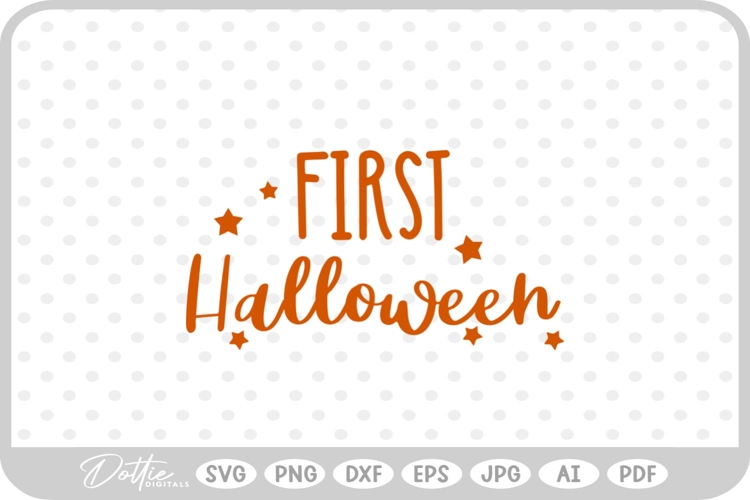 First Halloween Svg Image 9
