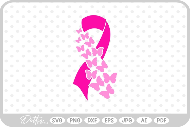 Breast Cancer Ribbon Vector Image 11