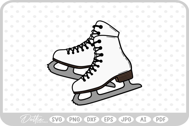 Figure Skate Svg Image 18