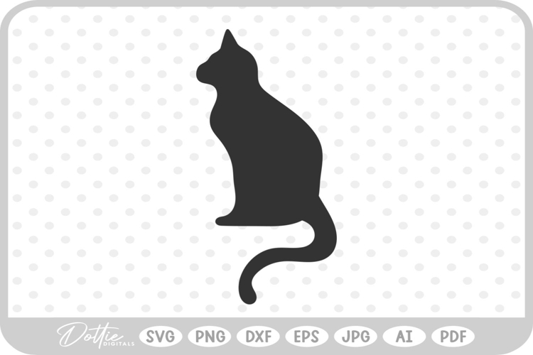 Cat Tail Silhouette Image 4