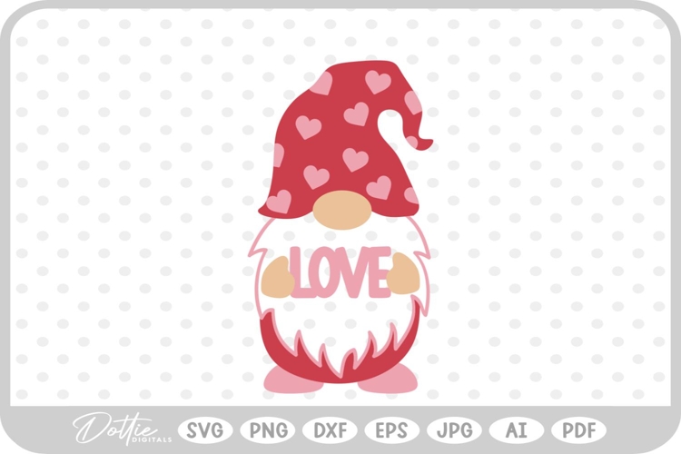 Valentines Day Gnome Svg Image 13