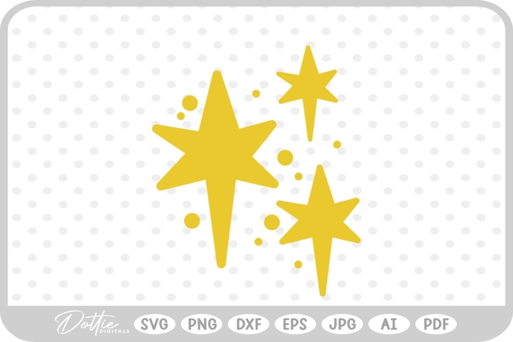 Star Sparkle Shape SVG PNG DXF