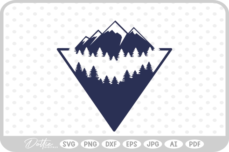Mountain Vector Png Image 4