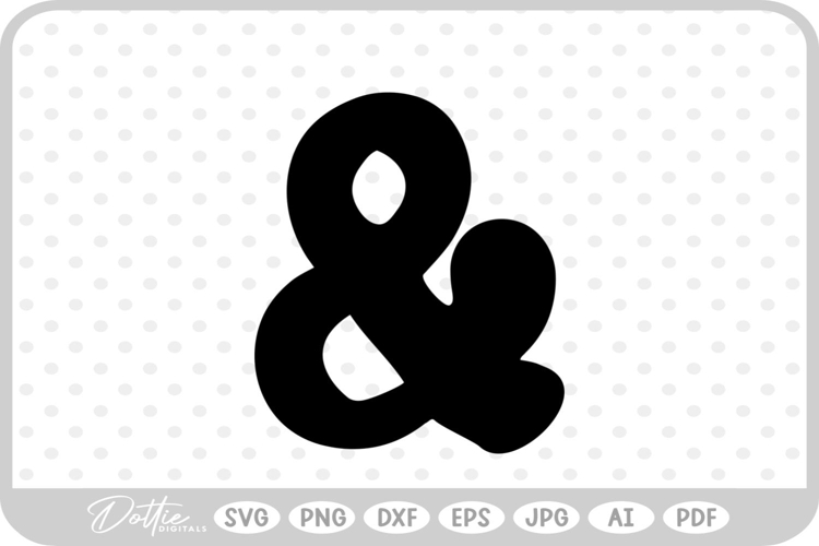 And Sign SVG PNG DXF