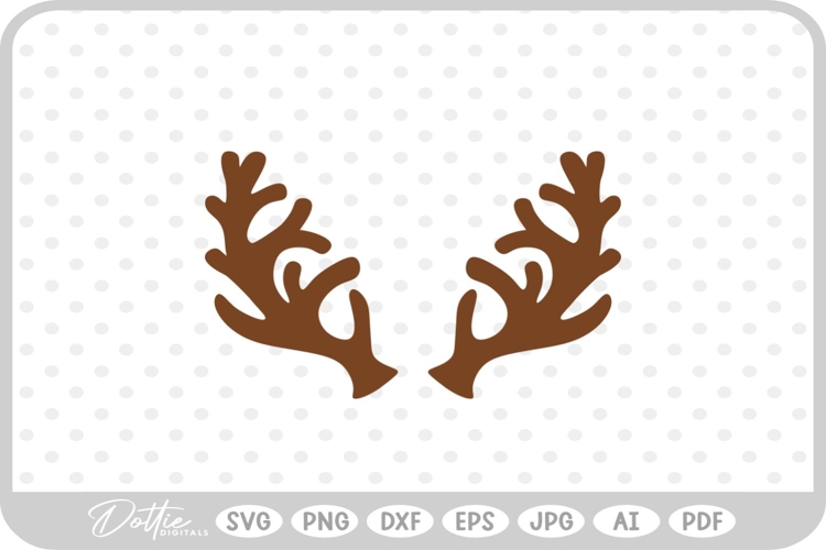 Deer Antler Svg Image 3