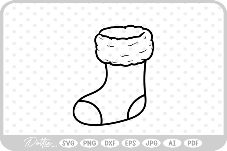 Christmas Stocking Png Image 11