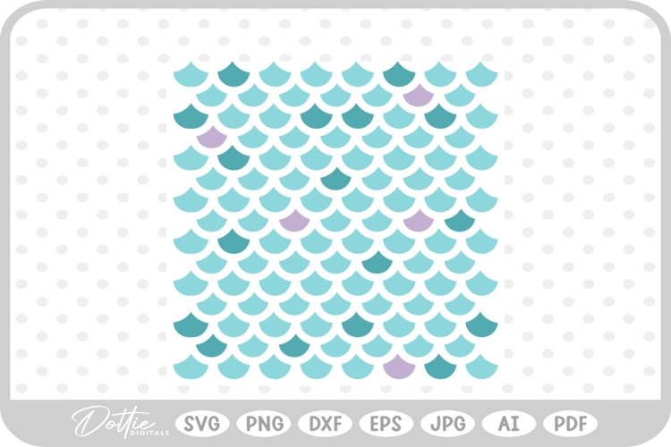 Mermaid Scale Svg Image 13