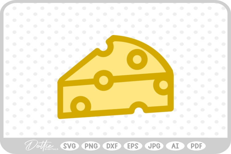 Cheese SVG PNG DXF