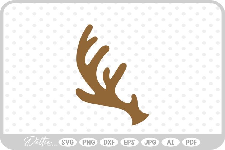 Deer Antler Svg Image 21