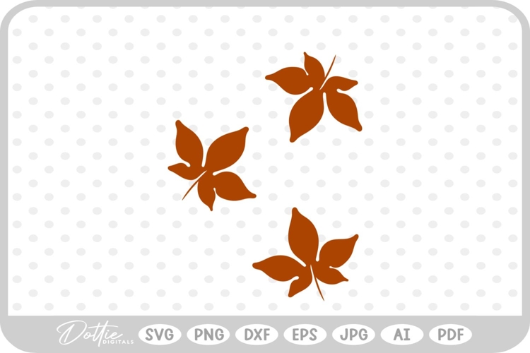 Fall Leaves Halloween Spooky Autumn Harvest SVG PNG DXF