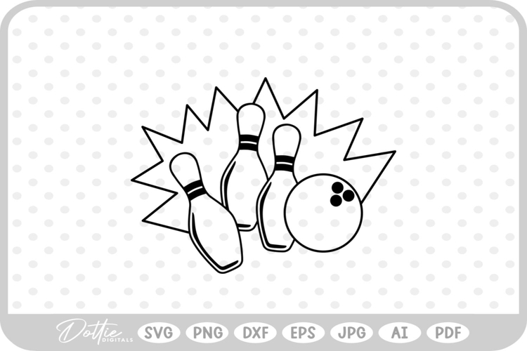 Bowling Vector Image 21
