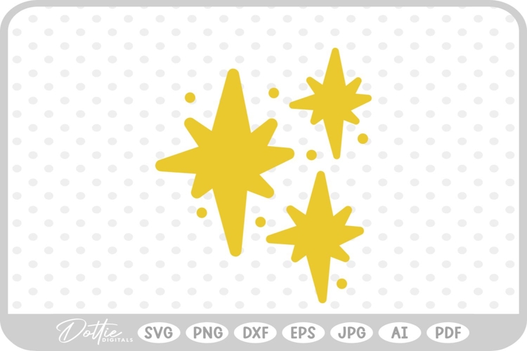 Star Sparkle Shape SVG PNG DXF