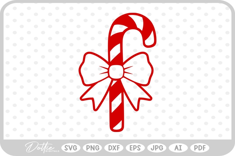 Candy Cane Vector Image 3