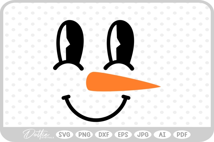 Snowman Winter Christmas SVG PNG DXF