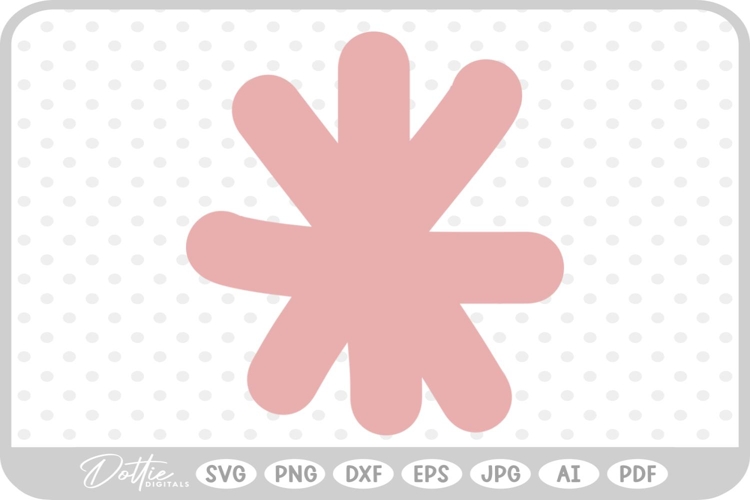 Star Doodle Shape SVG PNG DXF