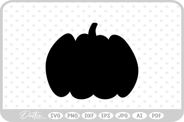 Pumpkin Halloween Autumn Fall Squash SVG PNG DXF