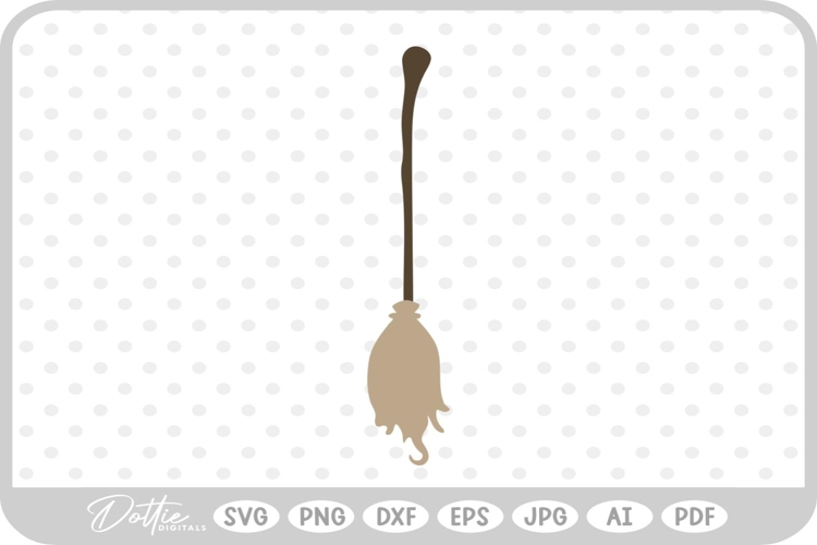 Broomstick Witches Broom Halloween SVG PNG DXF