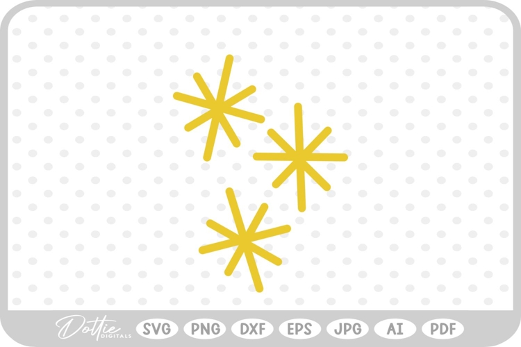 Star Sparkle Shape SVG PNG DXF