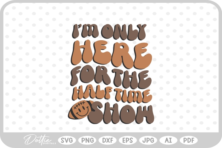 Half Football Svg Image 20